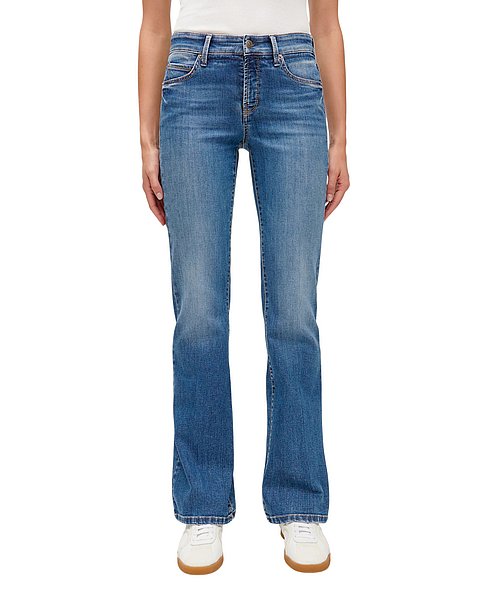 Cambio Jeans Paris Flared mit ausgestelltem Bein
